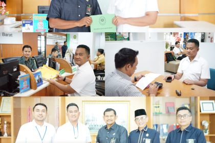 Teks foto: Kolase Kejaksaan Negeri Jakarta Barat tim JPN dipimpin Kasi Datun Anggara Hendra Setya menguggat pembatalan perkawinan WNI alami KDRT oleh WNA ke Pengadilan Agama Jakarta Barat. (Dok. Kejari Jakbar)