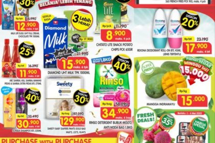 Promo Belanja Langsung Tenang (BLT) Super Indo 1-7 Mei 2025 berlaku Jabodetabek dan Palembang. (Sumber: Super Indo)