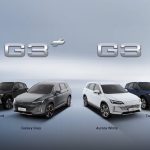 Teks foto: Mobil Listrik Polytron G3 dan G3 Plus debut perdana mengaspal di Indonesia. (Instagram polytron.ev)
