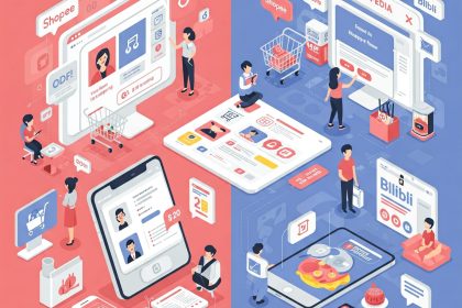 Ilustrasi belanja online di marketplace atau e-commerce. Pemerintah Kemenkomdigi batasi belanja gratis ongkir tiga hari sebulan. (AI Dok. Aksipembaruan.com)
