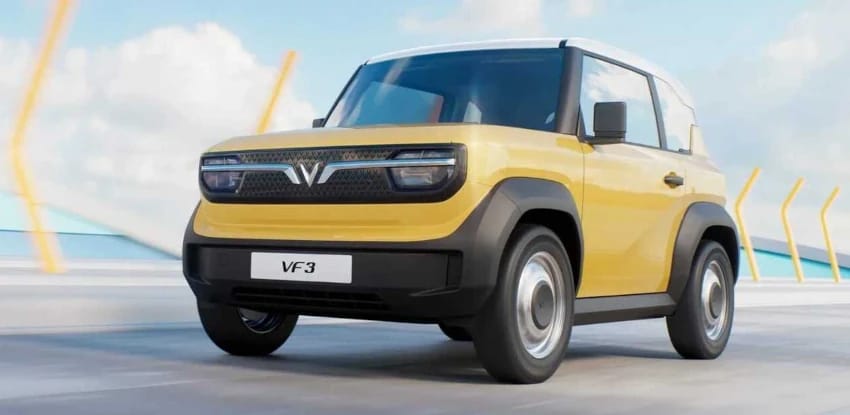 Teks Foto: Mobil Listrik buatan Vietnam VinFast VF3 yang sudah diluncurkan di Indonesia pada awal tahun 2025. (Dok. VinFast Indonesia)