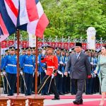 Teks Foto: Presiden RI Prabowo Subianto berkunjung ke Government House Thailand dari Perdana Menteri Thailand, Paetongtarn Shinawatra. Senin (19/5/2025) (Dok. BPMI Setpres)