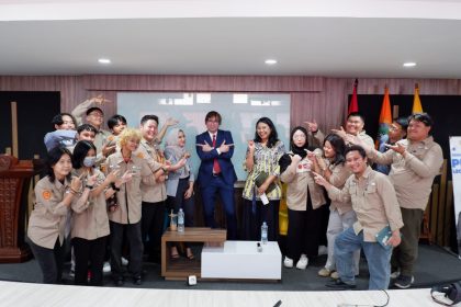 Teks foto: Kuliah umum kali ini menghadirkan narasumber utama Ignacio Ortiz Vila dari National University of Tres de Febrero (UNTREF), Argentina Program Studi Hubungan Internasional (HI), Fakultas Ilmu Sosial dan Ilmu Politik (FISIP), Universitas Prof. Dr. Moestopo (Beragama). (Dok. Universitas Moestopo)