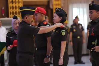 Teks Foto: Plt. Wakil Jaksa Agung RI Asep N. Mulyana membuka PPPJ Angkatan 82 Gelombang II di Badiklat Kejaksaan RI, Jakarta Selatan. (Dok. Puspenkum Kejagung)