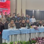 Teks foto: Satgas PKH menggelar jumpa pers di Gedung Bundar Jampidsus, Kejagung. (Aksipembaruan.com)