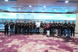 Teks foto: Pengurus Forum Wartawan Kejaksaan Agung (Forwaka) saat beruadiensi Jaksa Agung RI ST Burhanuddin. (Dok. Forwaka)