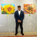 Karya Rudy Harjanto, staf pengajar LSPR Institut Komunikasi dan Bisnis Jakarta lewat pameran seni rupa bertajuk “Idiosinkrasi” di Bandung