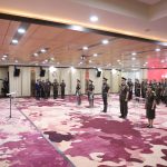 Teks Foto: Jaksa Agung RI ST Burhanuddin melantik Jambin Hendro Dewanto dan empat Staf Ahli Jaksa Agung di Gedung Utama Kejagung, Jakarta. Kamis (2/10/2025). (Dok. Puspenkum Kejagung)