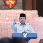 Teks foto: Presiden RI Prabowo Subianto hadiri penyerahan tahap V Satgas PKH RI dan uang penampakan Rp 6,6 Triliun dikembalikan ke negara. (Dok. Puspenkum Kejagung)